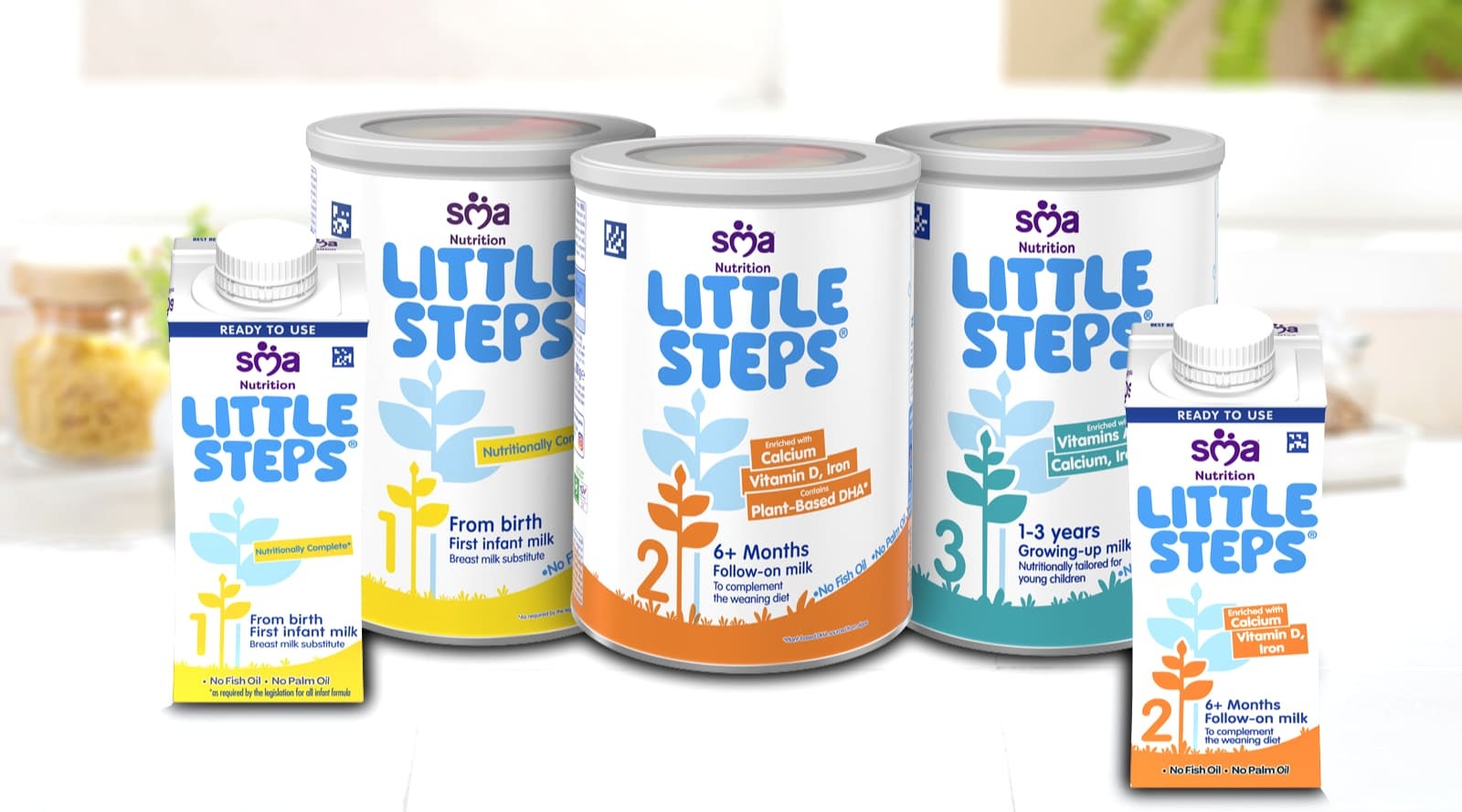 LITTLE STEPS Milk Range