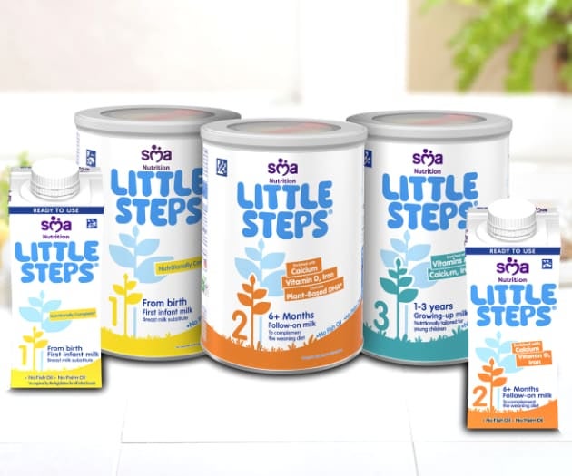 LITTLE STEPS Milks Range