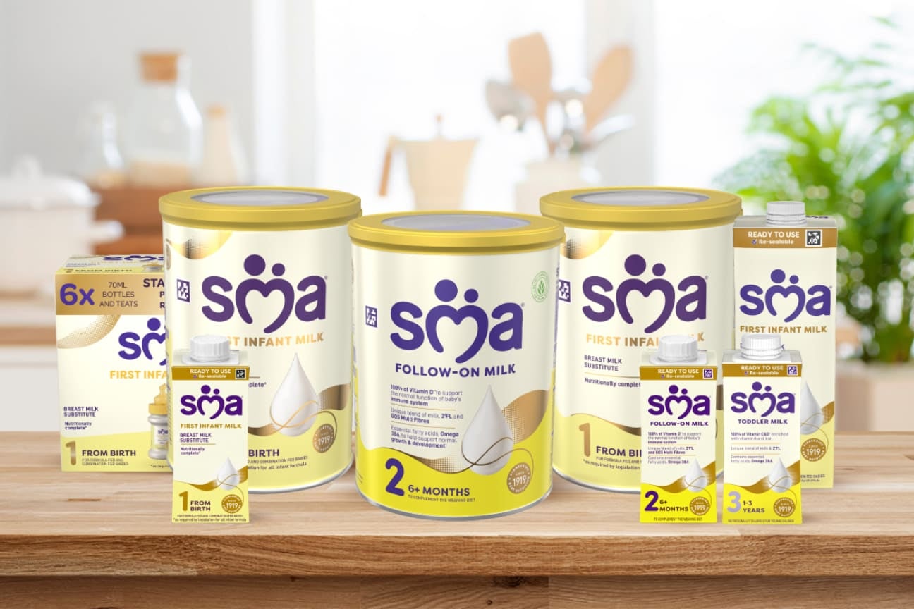 SMA Baby Milk Range