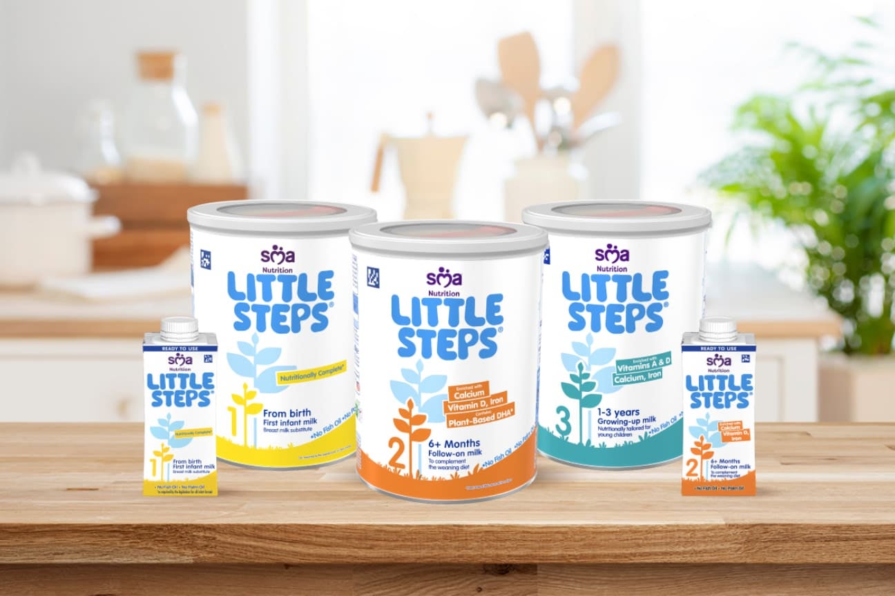LITTLE STEPS Baby Milk Range